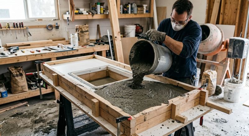 Cement Countertop Installation in Napa, CA
