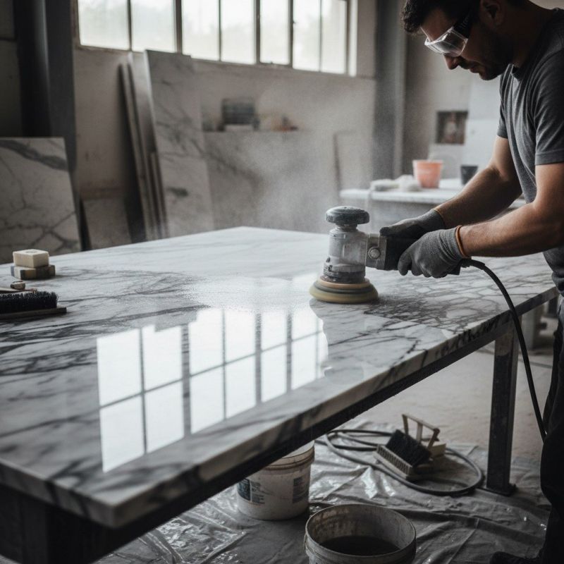 Marble Countertop Polishing